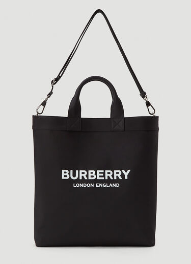 Burberry Artie Canvas Tote Bag Black bur0140012