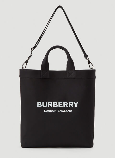 Burberry Artie Canvas Tote Bag Black bur0140012