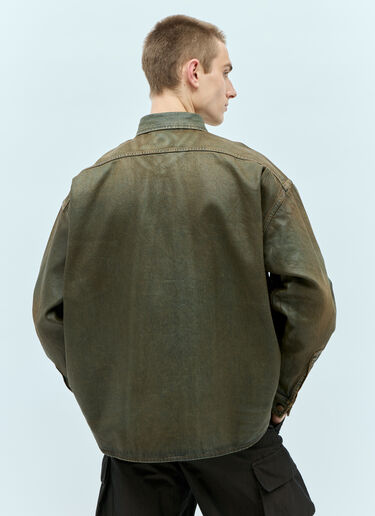 Acne Studios Denim Button-Up Shirt Brown acn0154010
