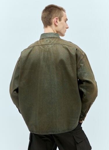 Denim Button-Up Shirt Acne Studios Denim Button-Up Shirt Brown acn0154010