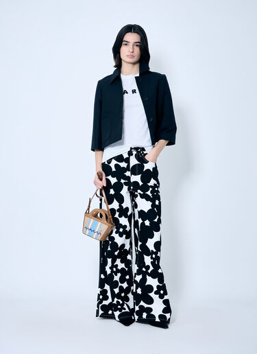 Marni Logo Motif T-Shirt White mni0259011
