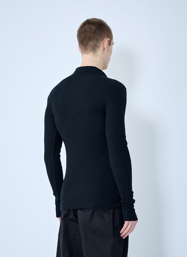 Dolce & Gabbana Jersey Polo Sweater Black dol0160001