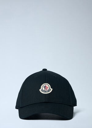 Moncler Logo Motif Baseball Cap Black mon0263033