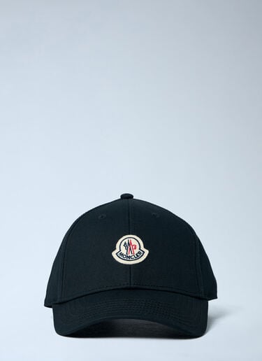 Moncler Logo Motif Baseball Cap Black mon0263033