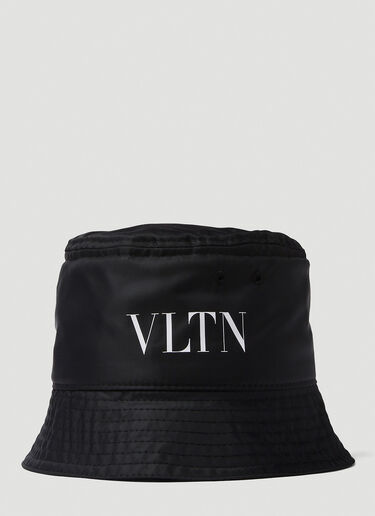 Valentino バケットハット｜VLTN｜ナイロン/プリントVLTN ブラック val0149051