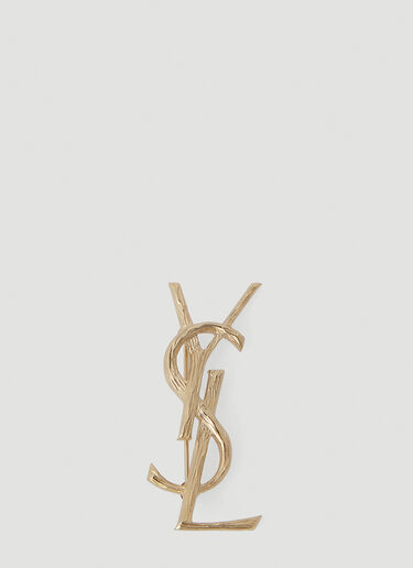 Saint Laurent 花押胸针 金色 sla0252103