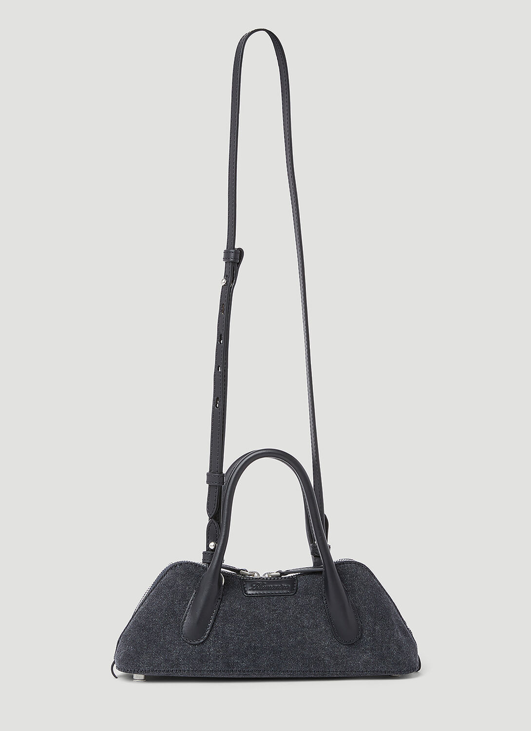 Blumarine Regular Bugatti Denim Shoulder Bag In Blue