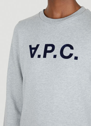 A.P.C. Viva Logo Sweatshirt Grey apc0249012