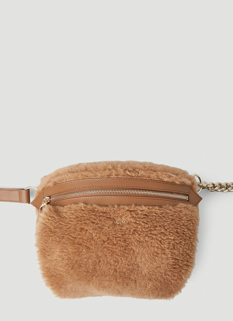 Bottega Veneta Camel Belt Bag Black bov0352008