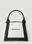 Balenciaga XS Logo Print Handbag White bal0252008