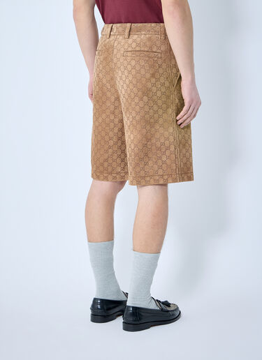 Gucci GG 엠보싱 스웨이드 쇼츠  베이지 guc0159039