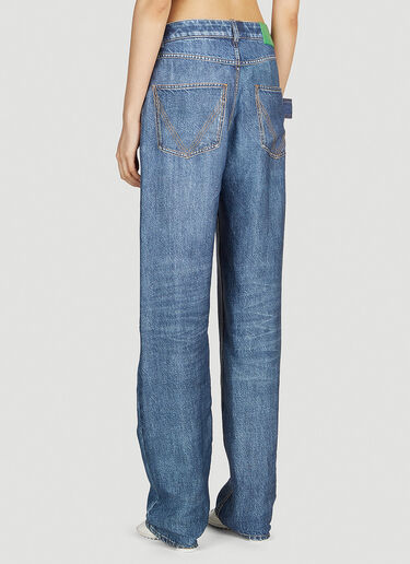 Printed Project Silk Pants Bottega Veneta Printed Project Silk Pants Blue bov0252060