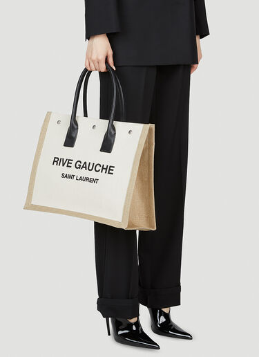 Saint Laurent Rive Gauche Tote Bag Beige sla0251105