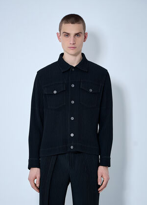 Homme Plissé Issey Miyake Pleated Jacket Black hmp0160003