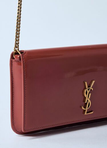 Saint Laurent Cassandre Phone Case On Chain Red sla0259085