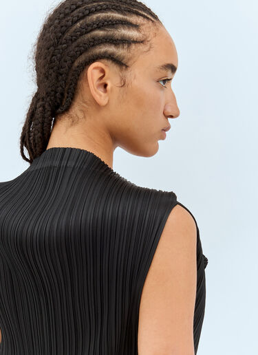 Pleats Please Issey Miyake July 垂褶上衣 黑色 plp0258001