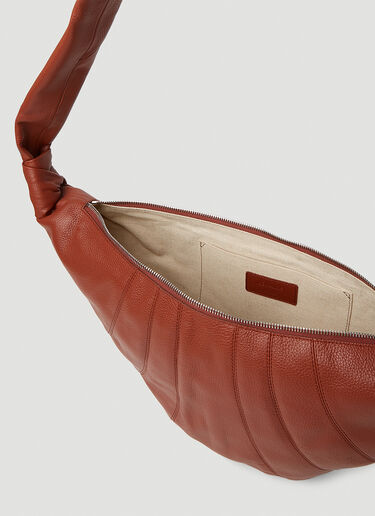 Lemaire Medium Croissant Shoulder Bag Red lem0252014