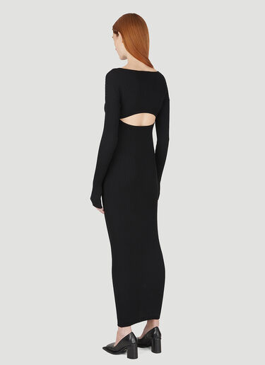 Wynn Hamlyn Cut-Out Motif Dress Black wyh0247004