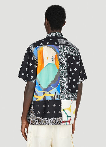 Children Of The Discordance × Yagi Graphic Print Shirt Black cod0154001