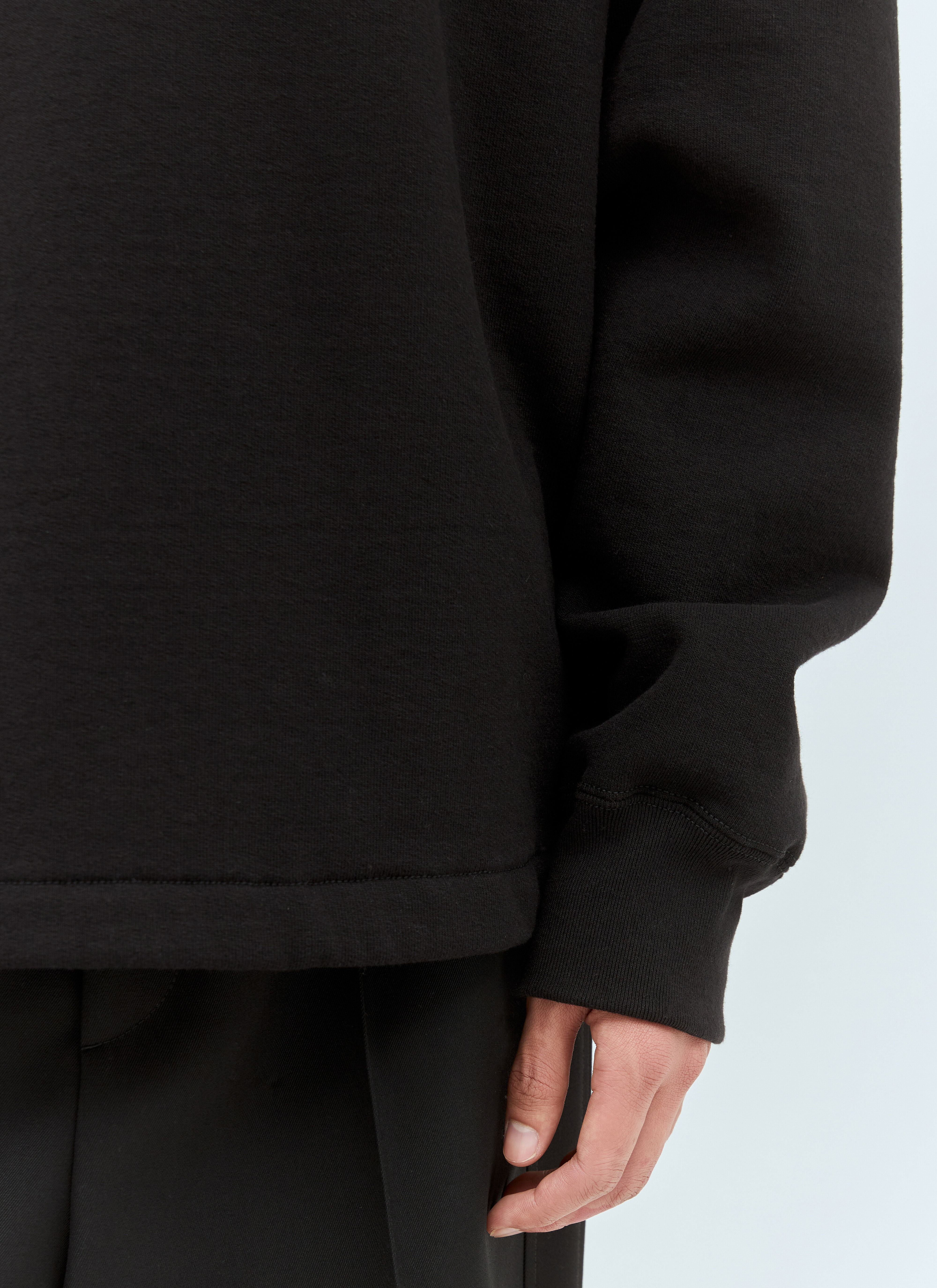 Jil Sander Men's' Hooded Sweatshirt in Black | LN-CC®