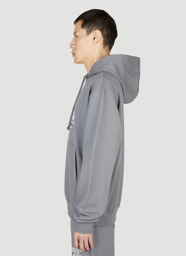 Helmut Lang Spray Hooded Sweatshirt Grey hlm0152004