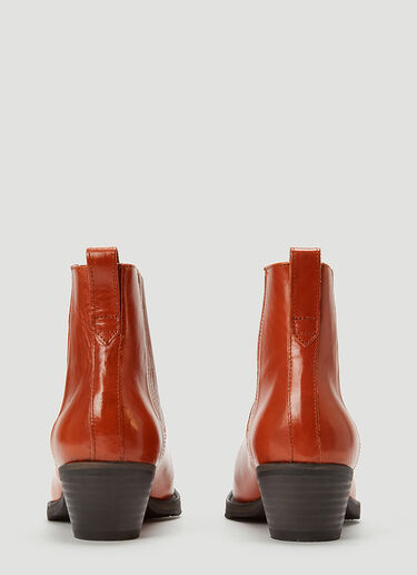 Our Legacy Cuban Boots Orange our0244013