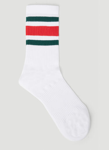 Gucci Round Interlocking G Socks White guc0153111