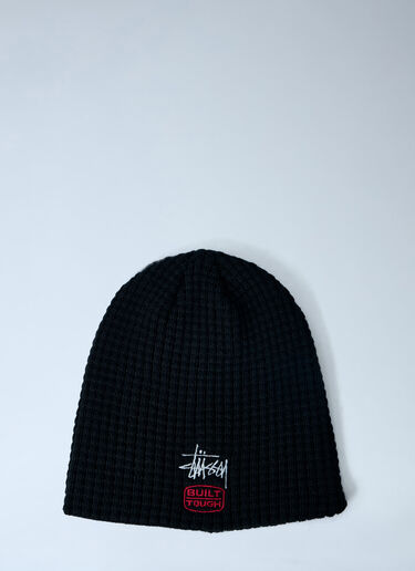 Stüssy Logo Motif Beanie Hat Black sts0163010