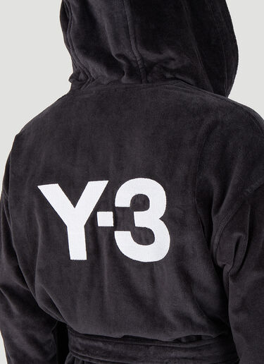 Y-3 Logo Bathrobe Black yyy0147039