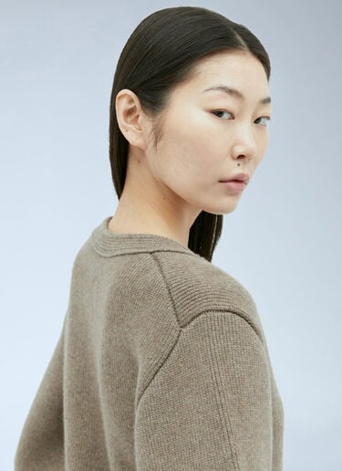 Khaite Scarlet Cashmere Cardigan Beige kha0255011