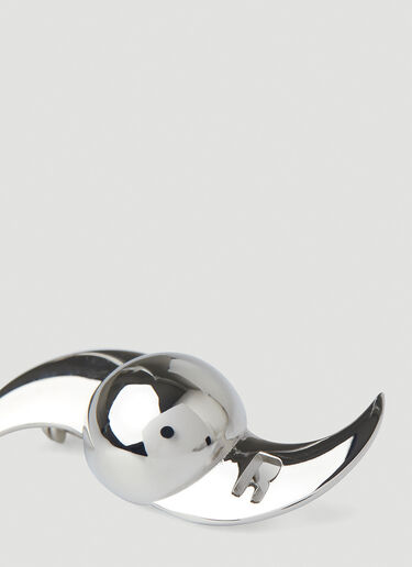 Raf Simons Space Spinner Brooch Silver raf0250021