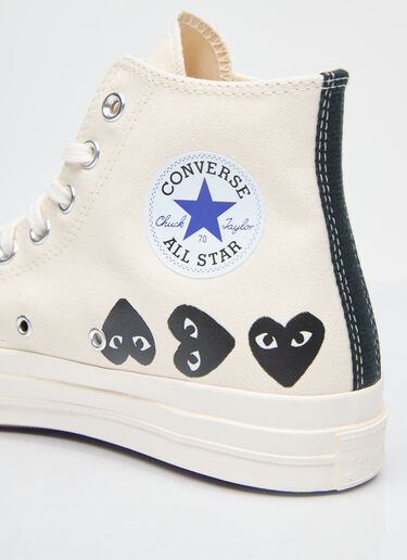 Comme des Garçons PLAY x Converse Multi-Heart Chuck 70 高帮运动鞋 白色 cpc0355008