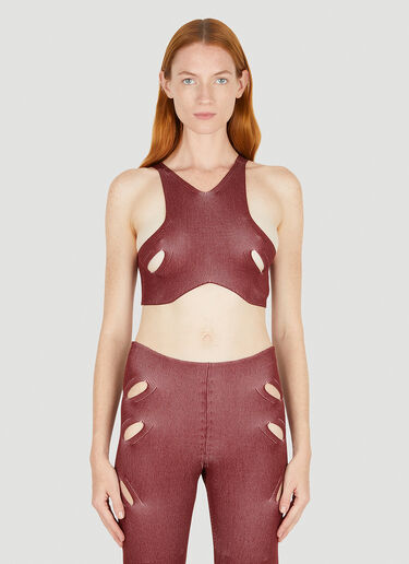 Lock Slit Top Dion Lee Lock Slit Top Red dle0249004