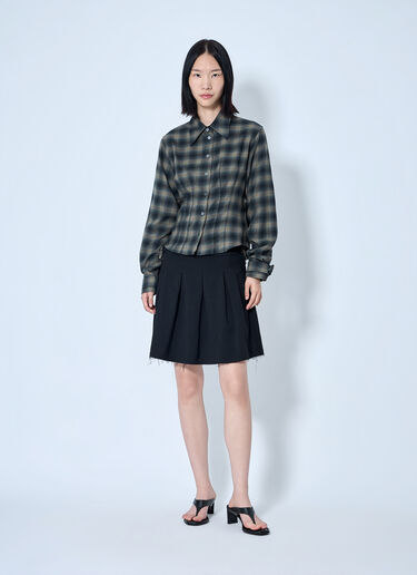 Our Legacy Object Mini Skirt Black our0265041