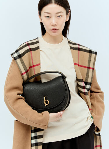 Burberry 迷你摇马单肩包  黑色 bur0255088