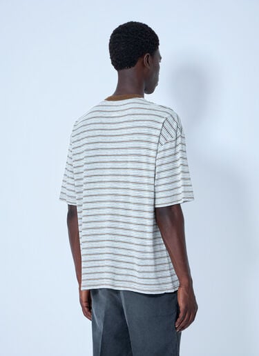 Visvim Mondo Border Stripe T-Shirt Grey vis0164006