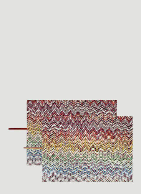 Missoni Home Set of Two Andorra Placemat Orange wps0642139