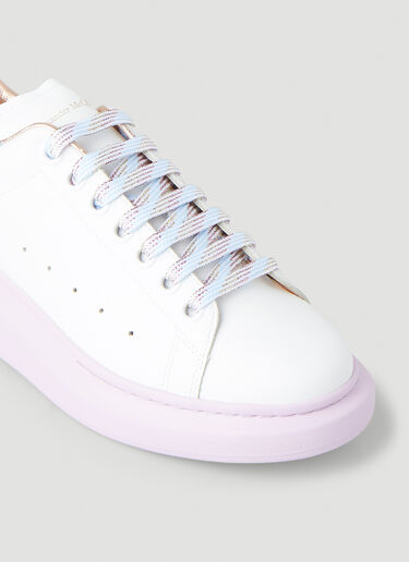 Alexander McQueen Oversized Colour Block Sneakers White amq0247091