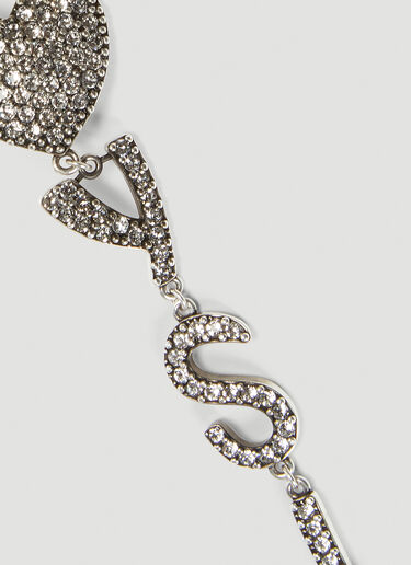 Monogram 吊坠耳环 Saint Laurent Monogram 吊坠耳环 银 sla0239079