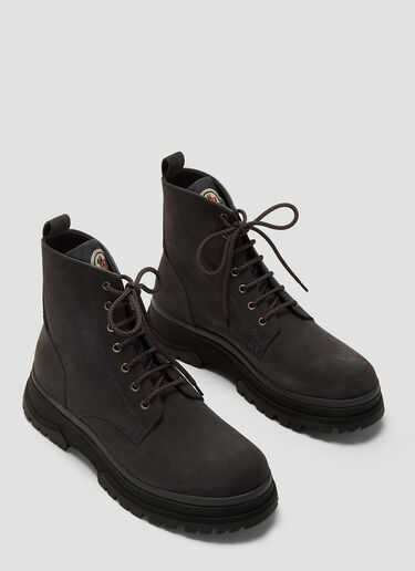 Moncler Ulysse Suede Boots Grey mon0138014