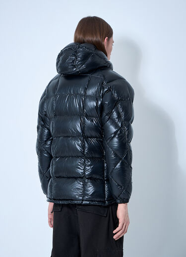 And Wander Hooded Quilted Down Jacket Black anw0149003