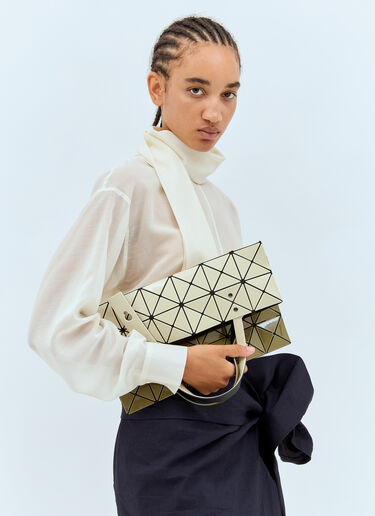 Bao Bao Issey Miyake Lucent Gloss Tote Bag Beige bao0258006