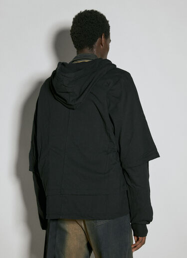 Rick Owens DRKSHDW Padded Zip-Up Sweatshirt Black drk0154009