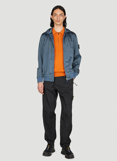 Compass Patch Zip Up Sweater Stone Island Compass Patch Zip Up Sweater Orange sto0152046