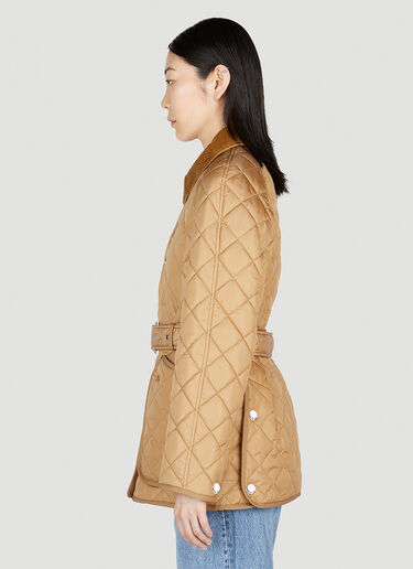 Burberry Quilted Jacket Camel bur0253007