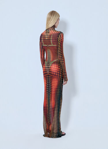 Jean Paul Gaultier Re-Edition Long Dress High Neck Brown jpg0264014