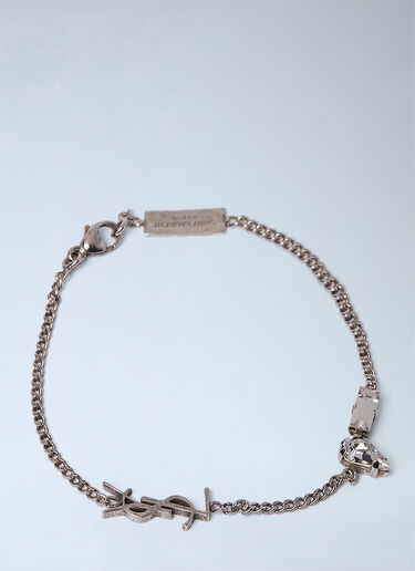 Cassandre Charm Bracelet Saint Laurent Cassandre Charm Bracelet Silver sla0363003