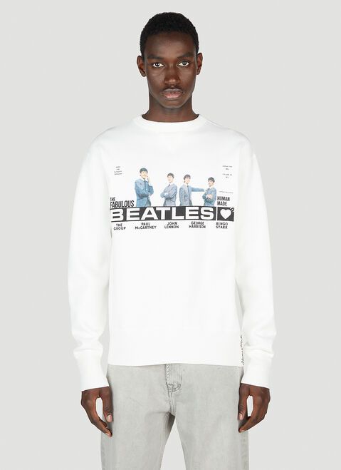 Human Made Beatles Sweatshirt White hmd0154018