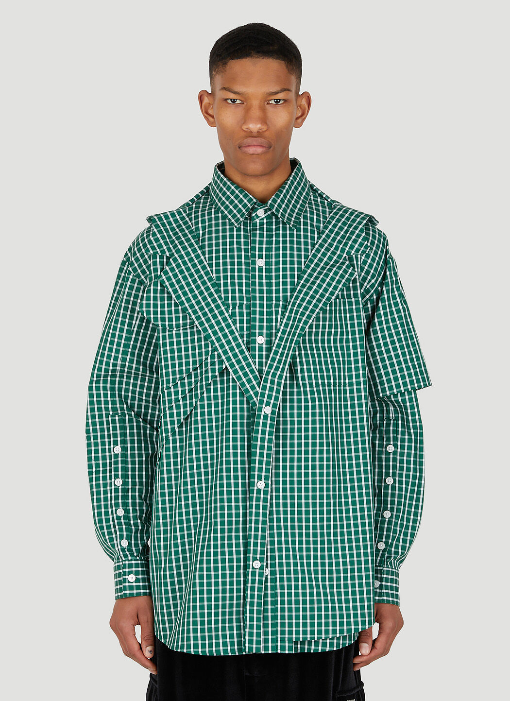 Hood collar shirt best sale