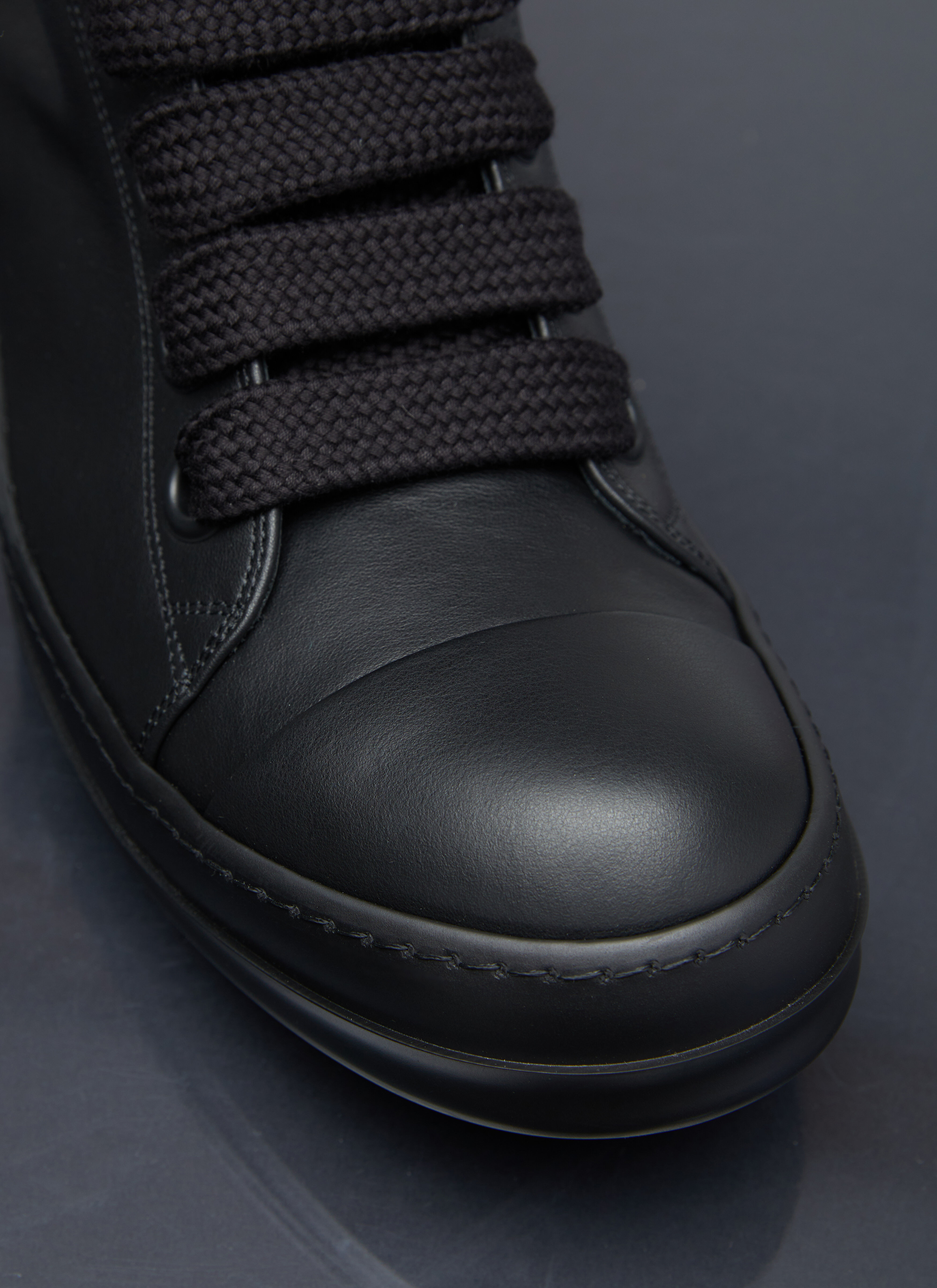 Rick Owens Men's' Jumbo Laced Sneakers in Black | LN-CC®